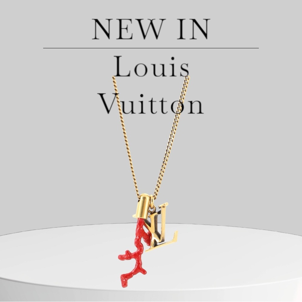 Louis Vuitton
LV Coral Pendant Necklace Metal with Enamel